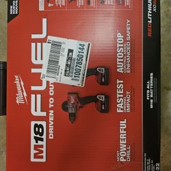 Milwaukee Drill And Impact.