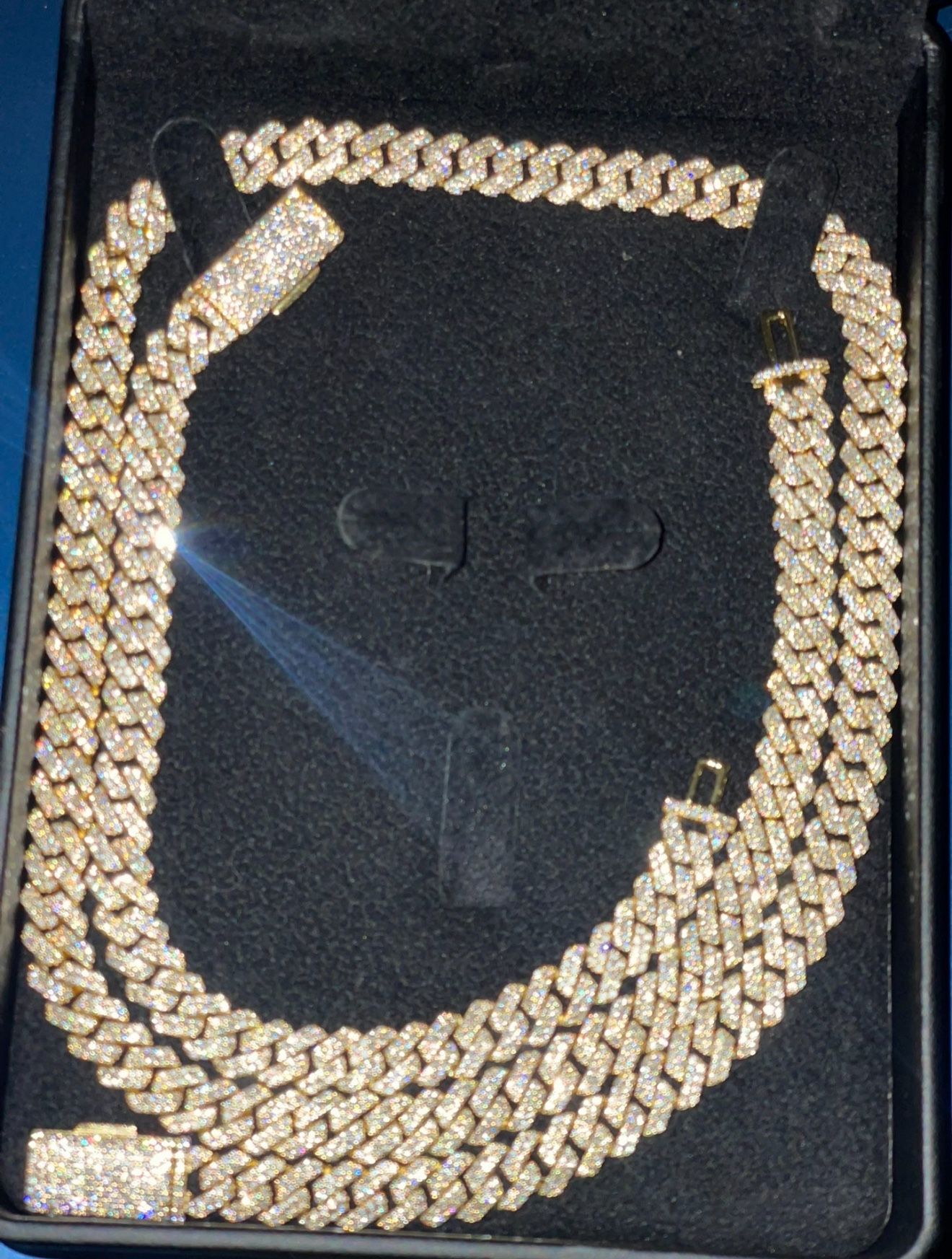 🔥 Flash Deal: Gold 8mm Chain & Bracelet set🔥