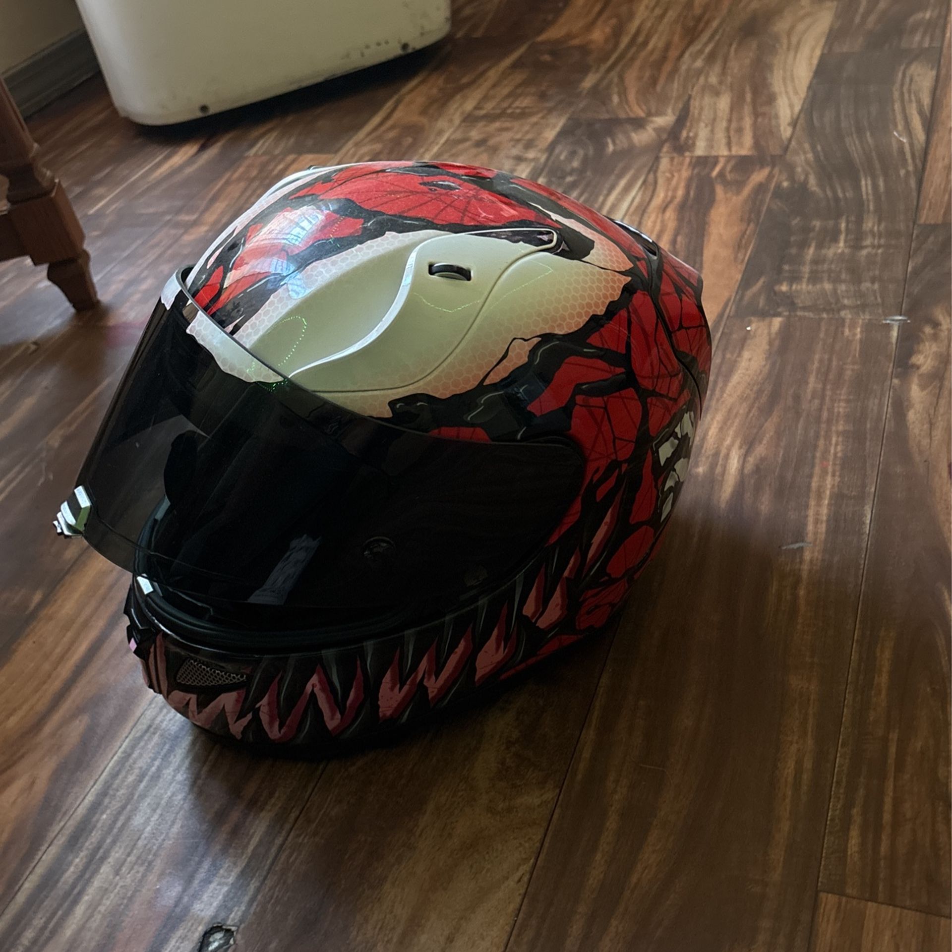 bike helmet carnage HJC RPHA 11 Pro Fog Insert Lens Custom Carnage Helmet Design for