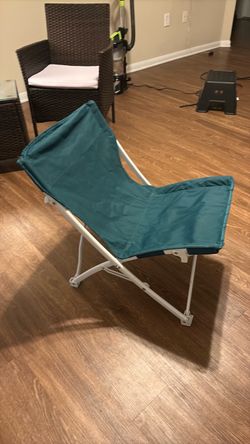Teal Folding Camping Chair Set of 2