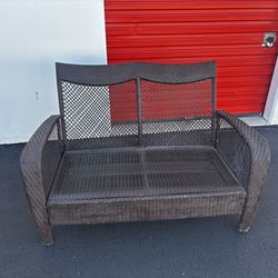 Wicker Loveseat Couch