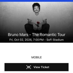 Bruno Mars Tickets