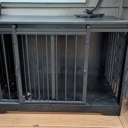Hzuaneri Furniture style Black Dog Crate