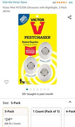 Victor Pest Chaser Rodent Repeller 3 For $5