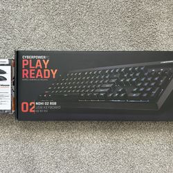 BRAND NEW-CyberPowerPC RGB Gaming Keyboard + Elite M2 Mouse