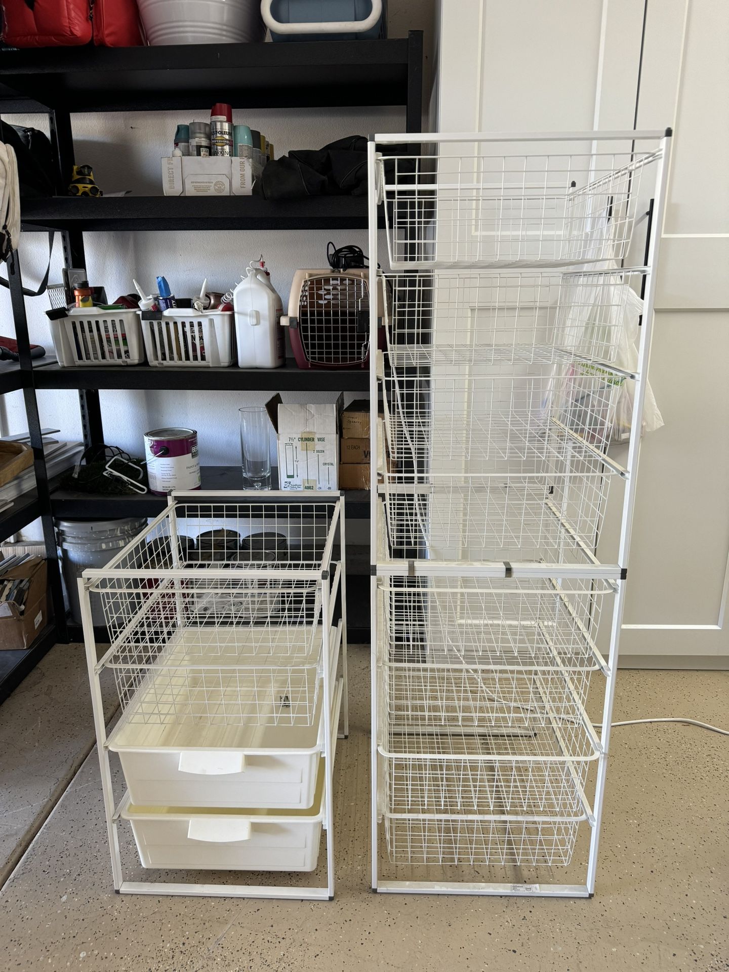 White Storage Drawers