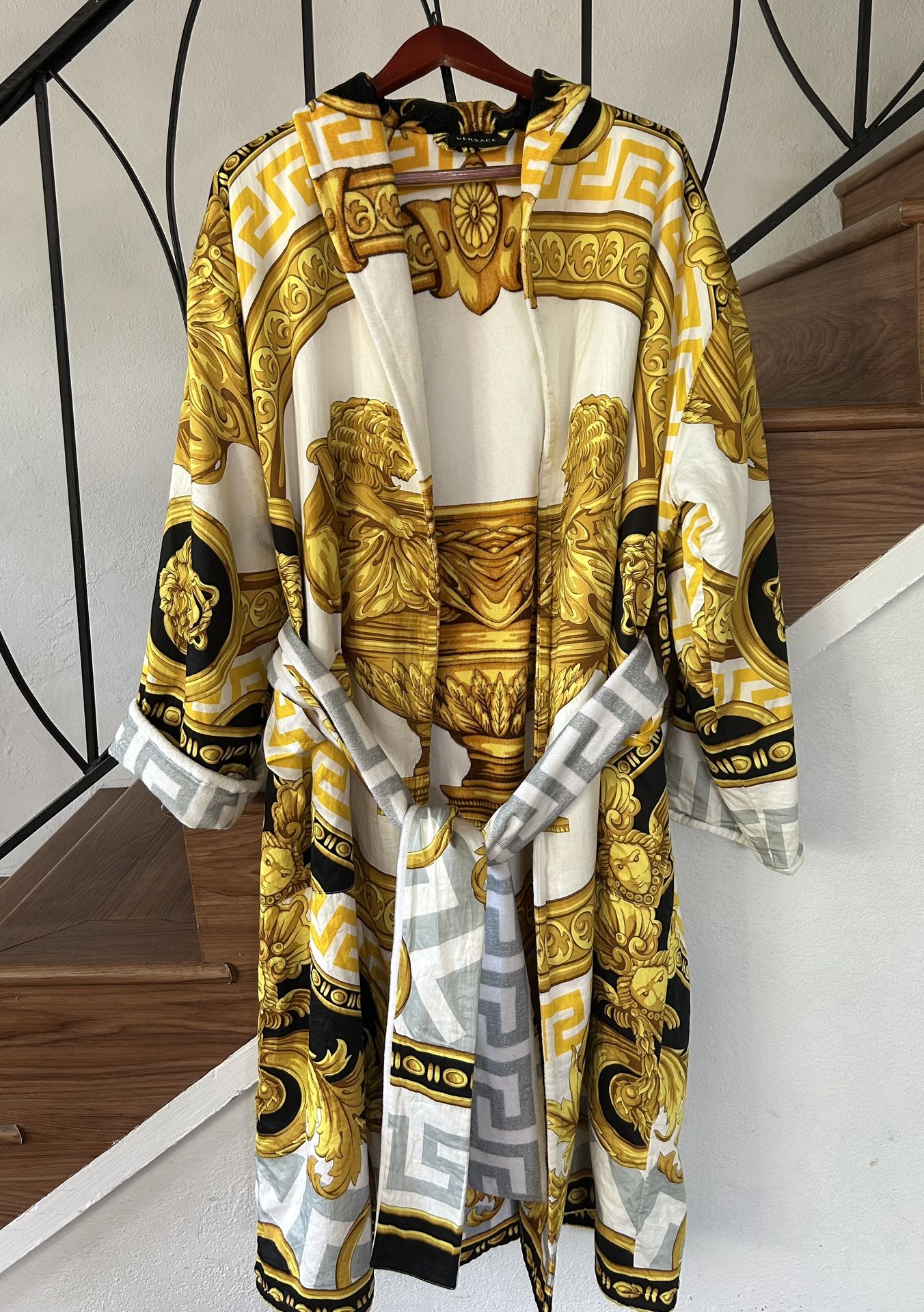 Versace Belted Bath Robe