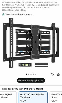 TV Mount (Brand New never opened)