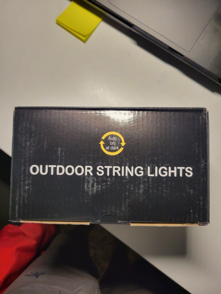 55FT Solar Color-Changing String Lights 100LED, 1200mAh Large Capacity Solar Panel with Type-C Charging Port, 13 Modes IP67 Light with Timer and Memor