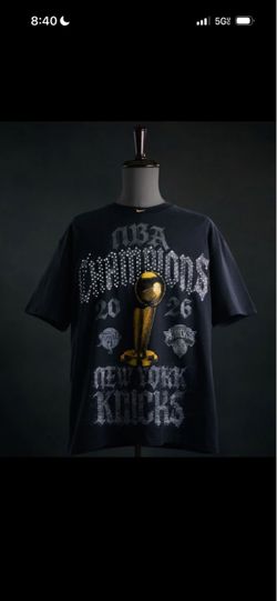 New York Knicks Nike 2026 NBA Finals Champions Authentic Locker Room Limited Edition On Court
