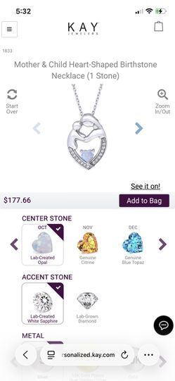 Kay Jewelry Mother&Child Necklace