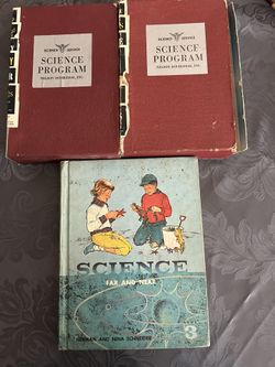 3 Vintage Science Manuals/Books 1960, 1969 & 1971