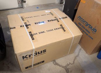Brand New In Box KRAUS Kore 23" Undermount Workstation Kitchen Sink (KWU111-23)