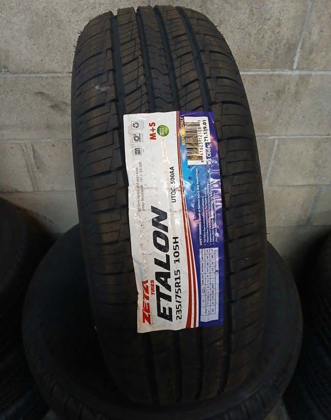 4 New Tires 235/75/15 Zeta Tires