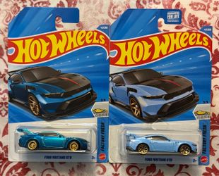 HotWheels Ford Mustang GTD Super Treasure Hunt with Regular