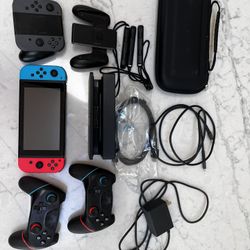 Switch 1 with Extra Controllers and Carrying Case