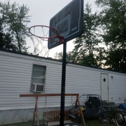 Basketball Hoop Pole And Base