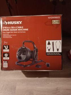Brand new Husky drain auger.