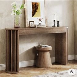 XK00684. 59" Console Table, Modern Accent Table Sofa Table