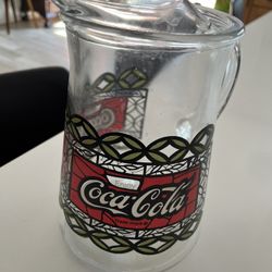 Vintage 70’s Coca Cola Glass Pitcher