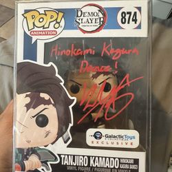 Tanjiro Signed Funko Pop