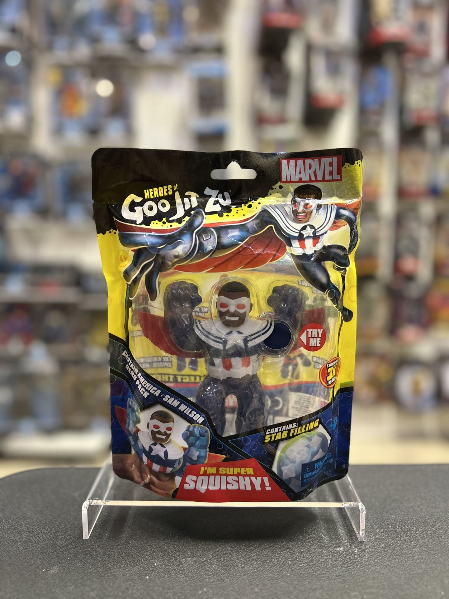 Heroes of Goo Jit Zu Marvel Hero Pack. Captain America