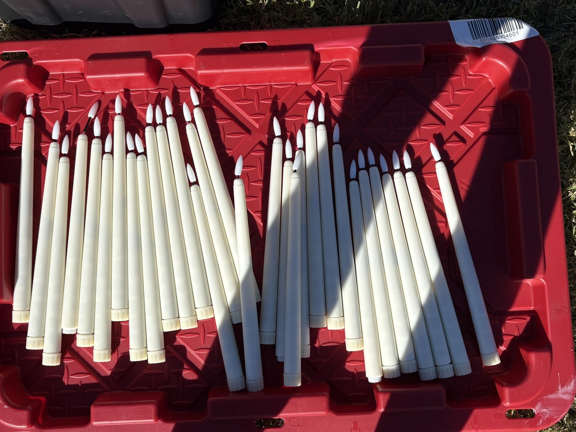 $30 Fake Taper Candles