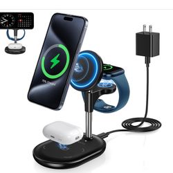 New 15W Fast Wireless Charging Station for Apple MagSafe Charger,