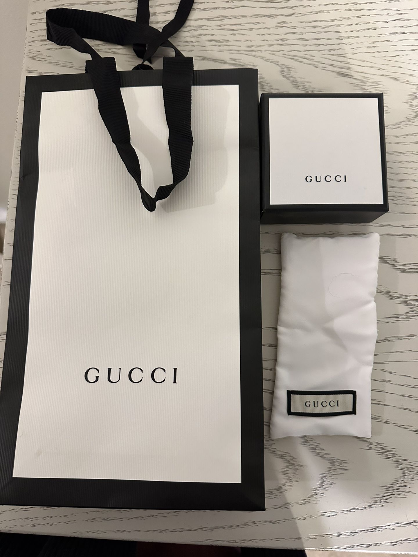 Gucci Bag, Box, Pouch 