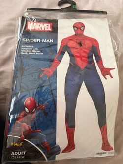 Spider-Man size large men used once $30 dollars