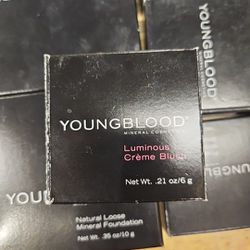 Youngblood Luminous Creme Blush - Luxe , 0.21 oz Blush Flush Color Cheeks