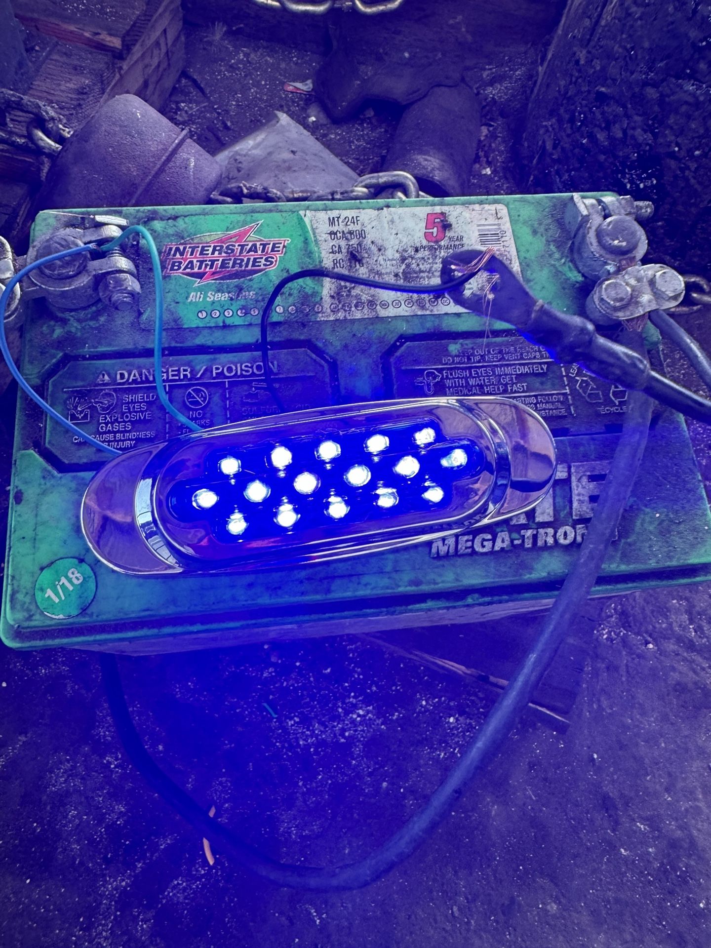 Lights Blue Led For Semi or any Truck