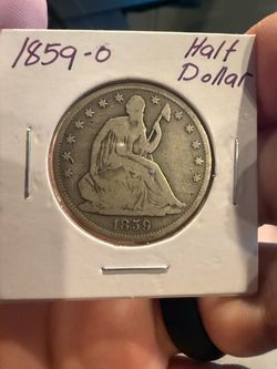 1859-O Seated Liberty Half Dollar