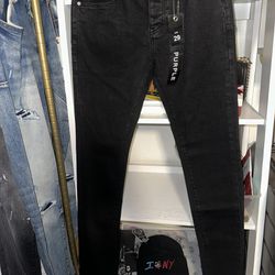 Clean Black, Black Tag  Purple Brand Jeans