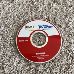 Compaq IJ300 Color Inkjet Printer – Driver & Software Installation CD