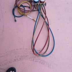 A/C Freon Charger Set/Gauges Set