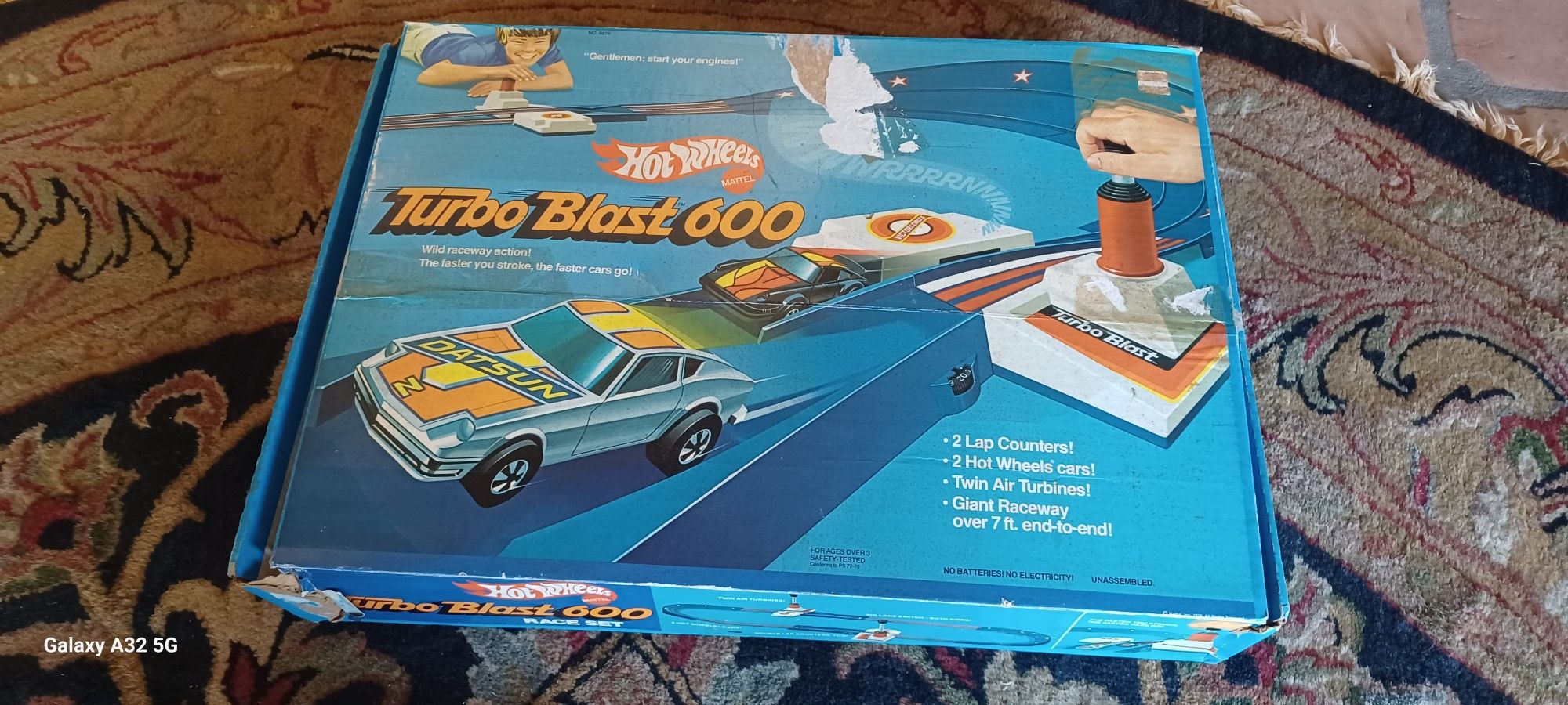 HOT WHEELS TURBO BLAST 600 RACE SET W/ Z WHIZ $250obo