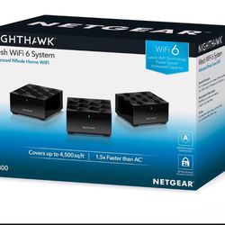 NETGEAR Nighthawk Dual-Band Wi-Fi 6 Mesh System AX1800 (MK63S)