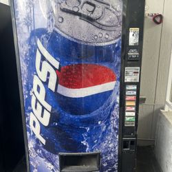 Used and Old Dixie Narco Vending Machine (For Parts)