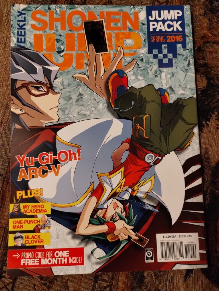 Shonen Jump Pack magazine,Spring, 2016, Yu-Gi-Oh!, One-Punch, manga, comic, anime