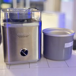 Cuisinart Ice Cream Maker Machine, 2-Quart Ice Cream, Sorbet and Frozen Yogurt Machine, Fully Automatic Double-Insulated Freezer Bowl Makes Frozen Des