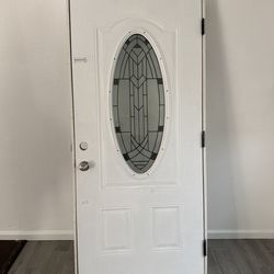 Puerta exterior de acero 36x80