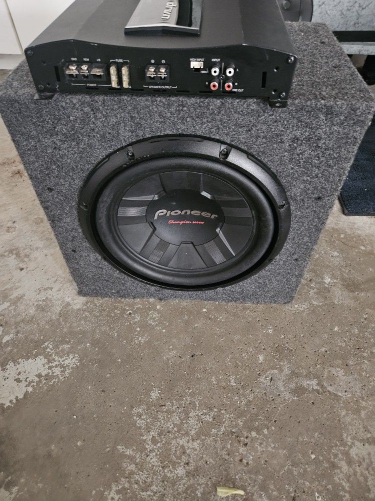 Car Sub And Amp