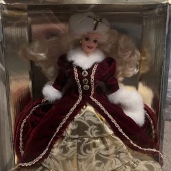 2 Holiday Barbies 