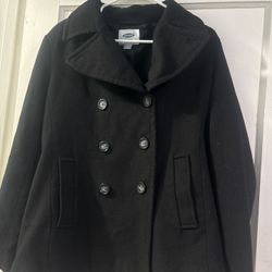 Women’s Old Navy Black Peacoat size M