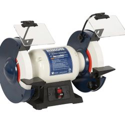 NEW! RIKON Professional Power Tools, 80-805, 8â€ Slow Speed Bench GRINDER, Powerful Shop Table Tool