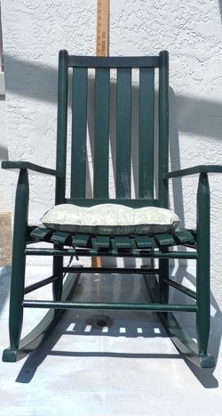Vintage -Wooden Green Rocker-$50.00