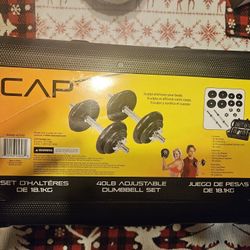 Cap 40 Pound Adjustable Weights