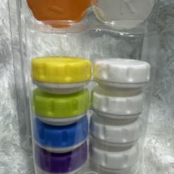 New 5pcs Contact Lense Case 