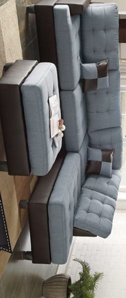 Grey sectional set with ottoman $799.99 Free delivery...$699.99 pick up special